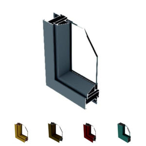 Casement window section